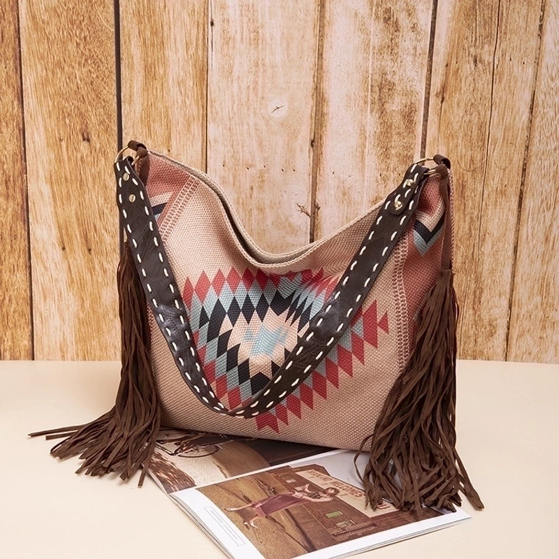 Women's Large All Seasons Canvas Vintage Style Shoulder Bag