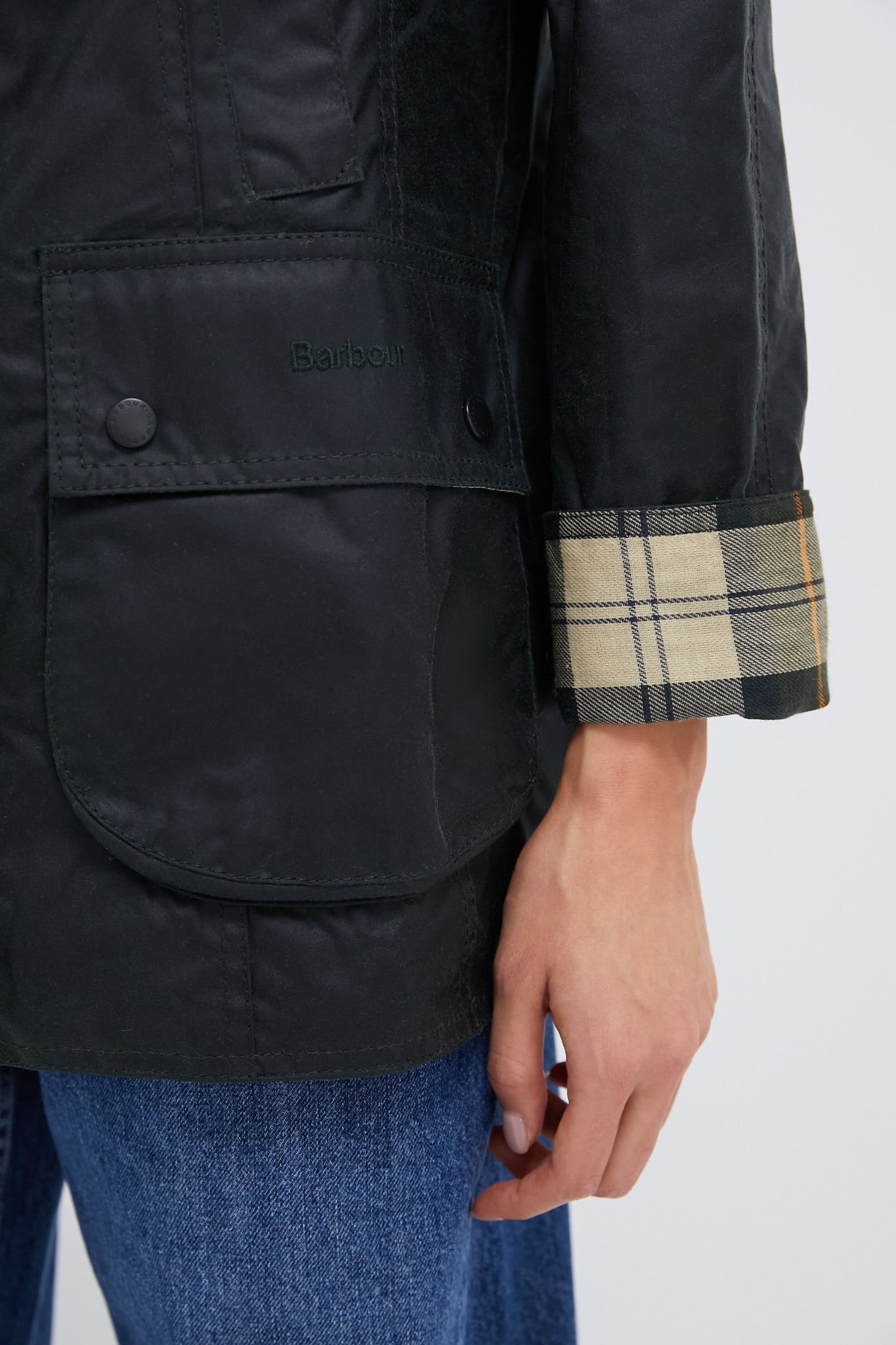 Sage Beadnell Wax Jacket