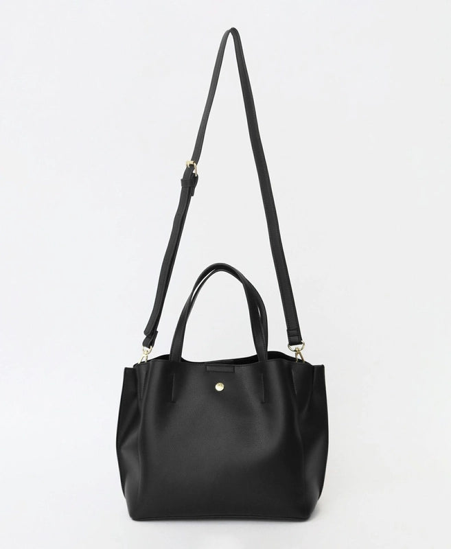 Japanese Lotte Light Fashion PU Crossbody Bag Light Leather Solid Color Shoulder Bag Shopping Portable Medium Women's Bag Printed