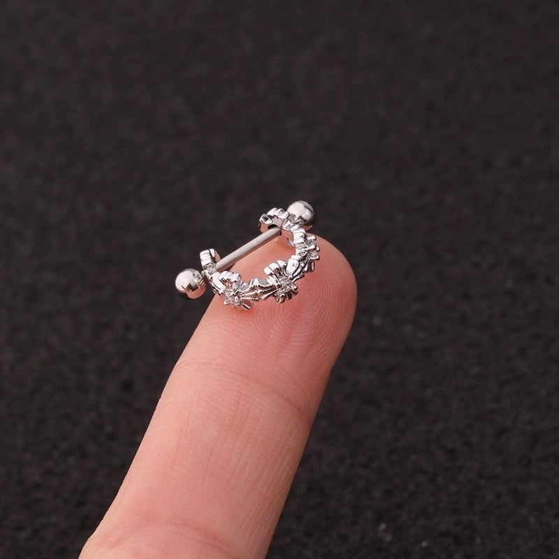 Ear Cartilage Rings & Studs Exaggerated U Shape Metal