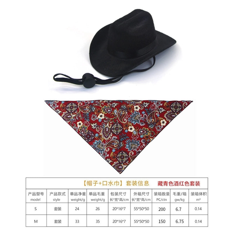 Casual Nonwoven Solid Color Pet Hat 1 Piece