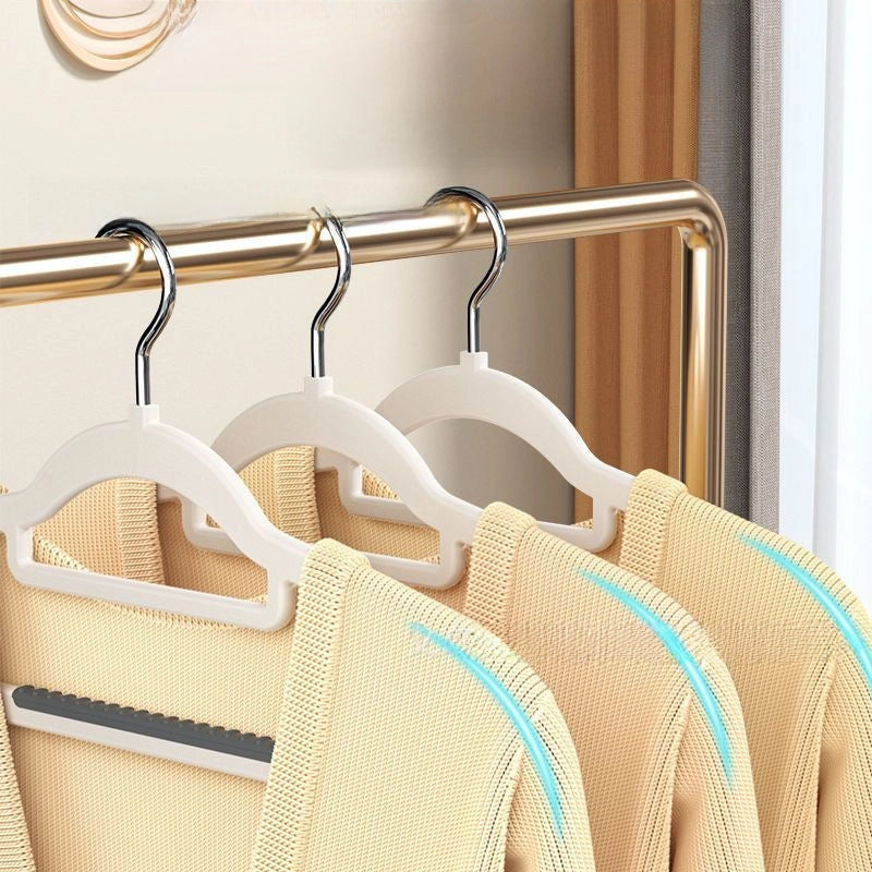 Seamless Hanger Fish Mouth Non-slip Clothes Support Double Health Adult Children's Hanger Clothing Store Hanger