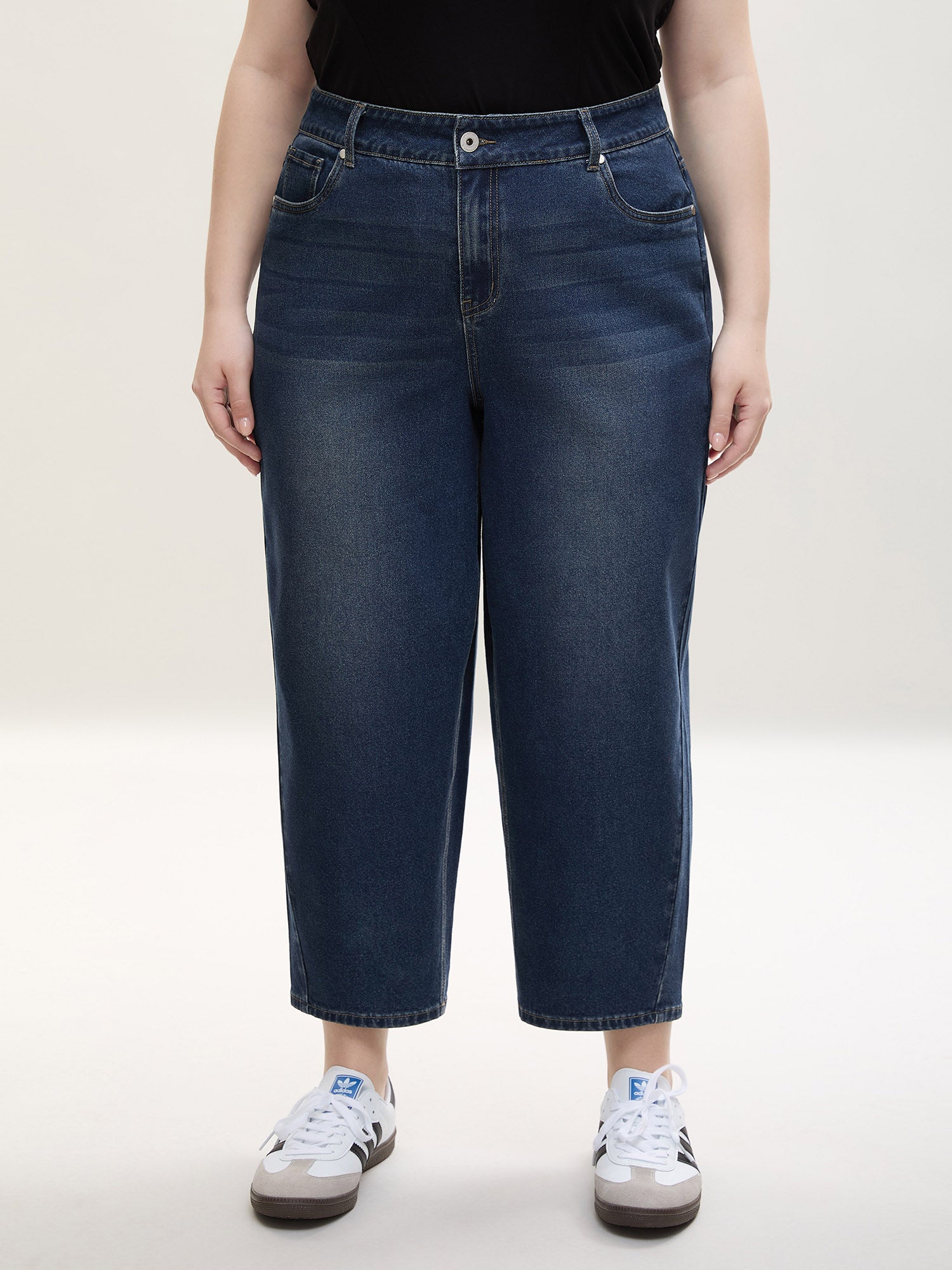 High Waist Sculpting Side Zipper Jeans