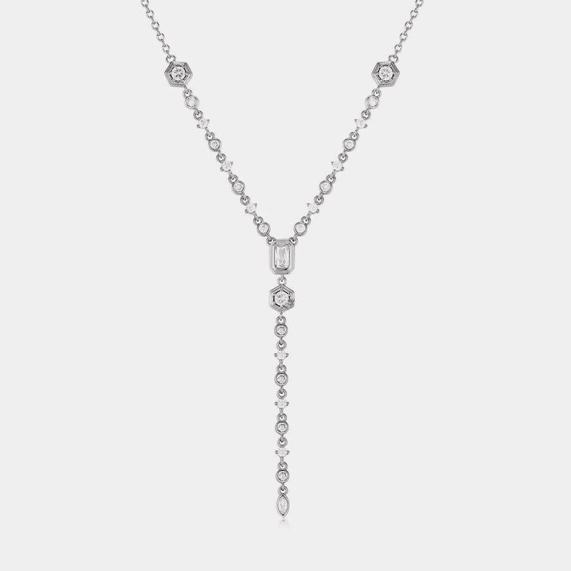 Copper Casual Minimalist Commute Oval Plating Inlay Zircon Pendant Necklace