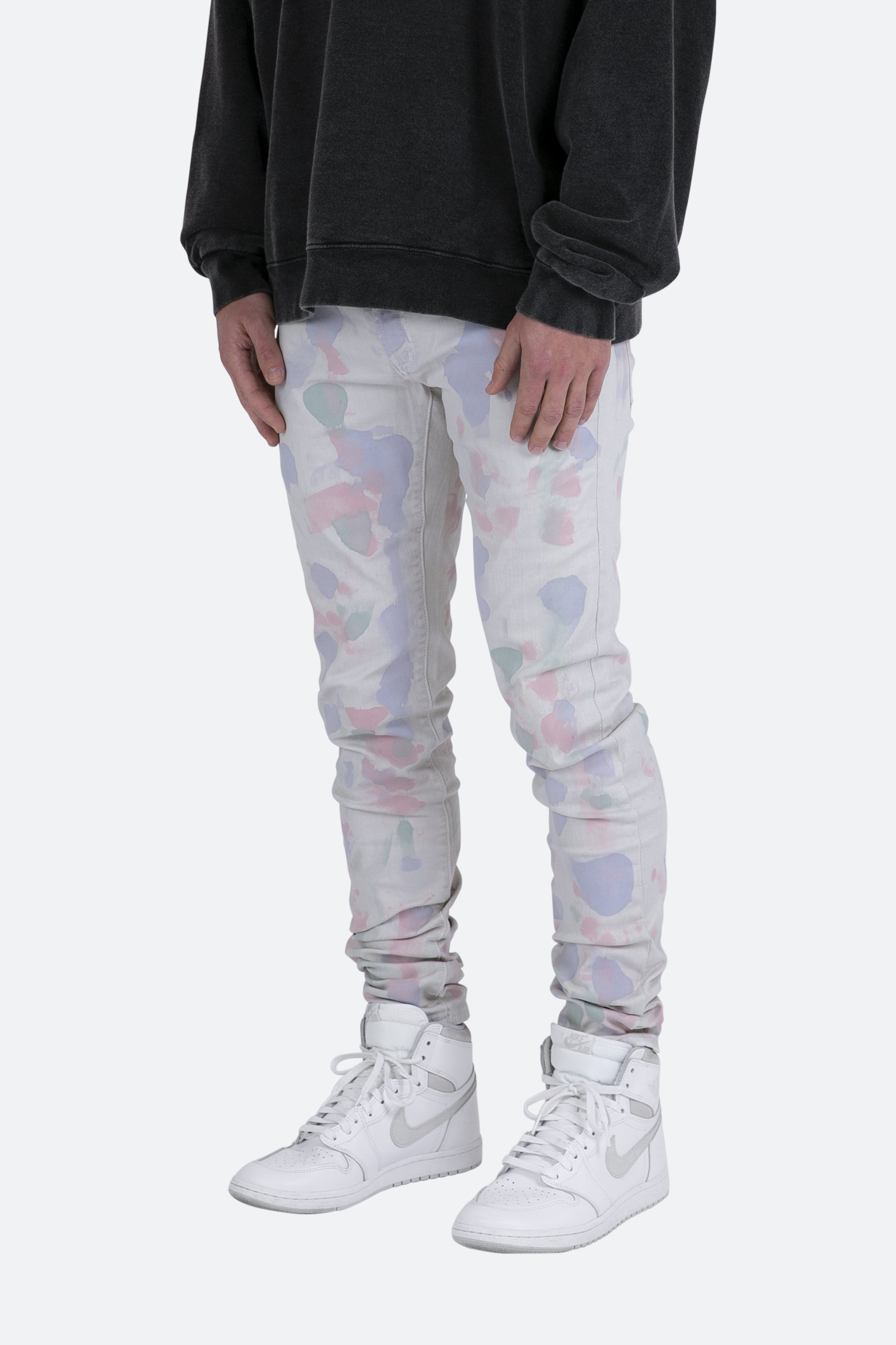 M363 Painted Slim Denim - Off White