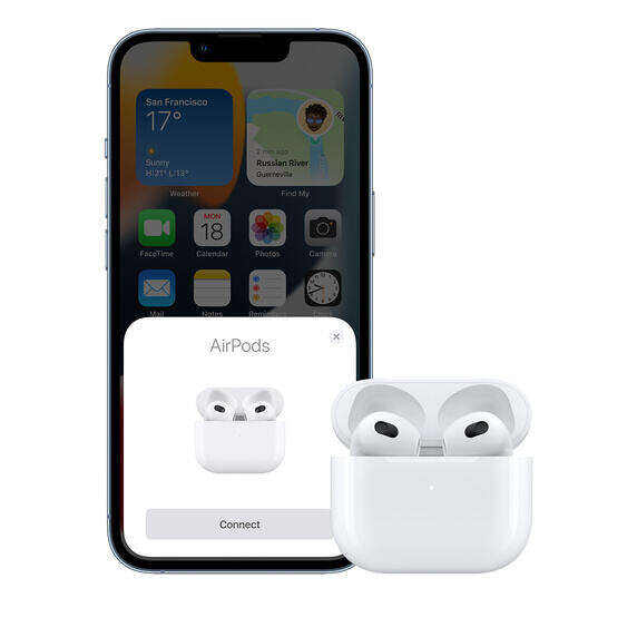 AirPods (3ra generación) con estuche de carga Lightning