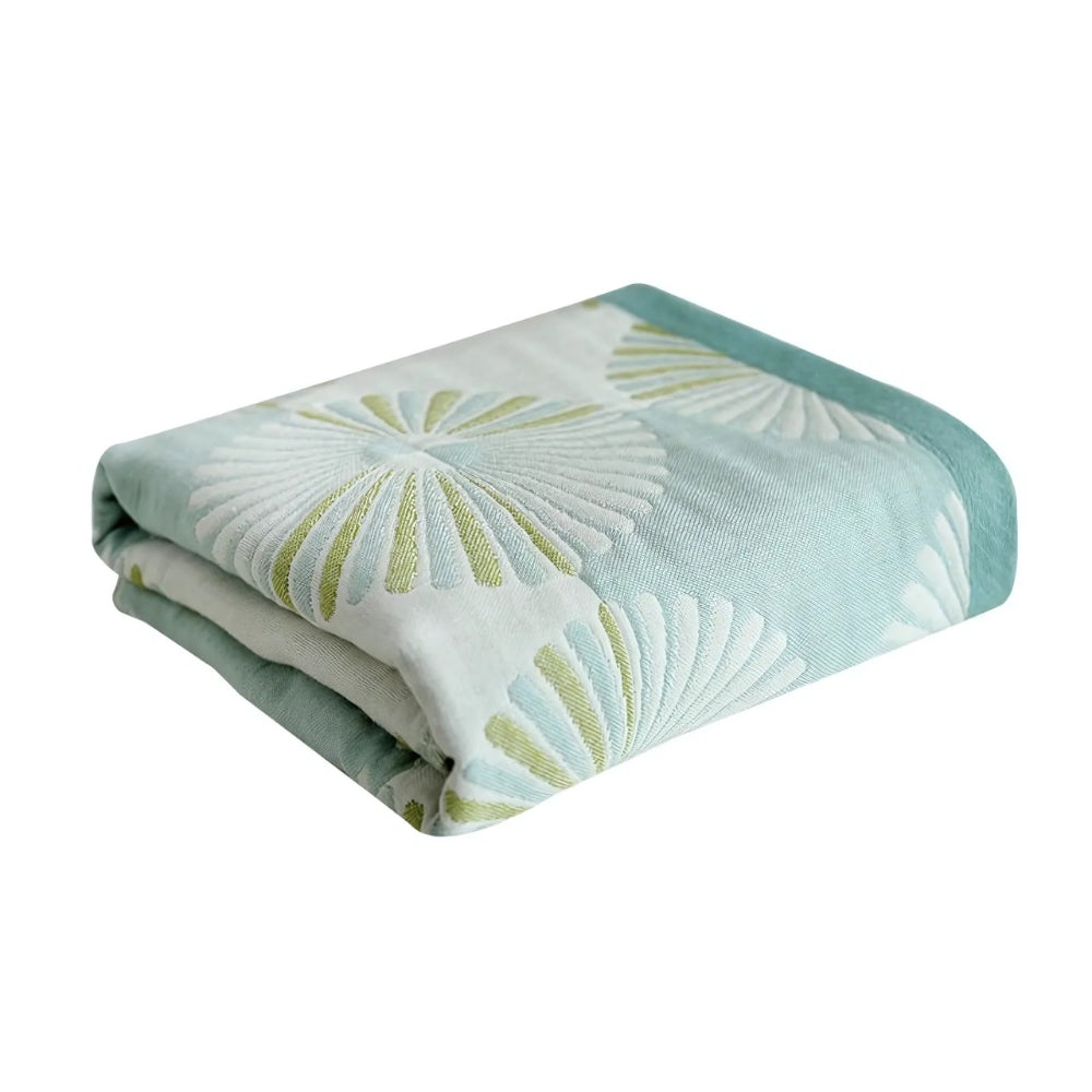 Dahlia Blossom Cotton Bath Towel