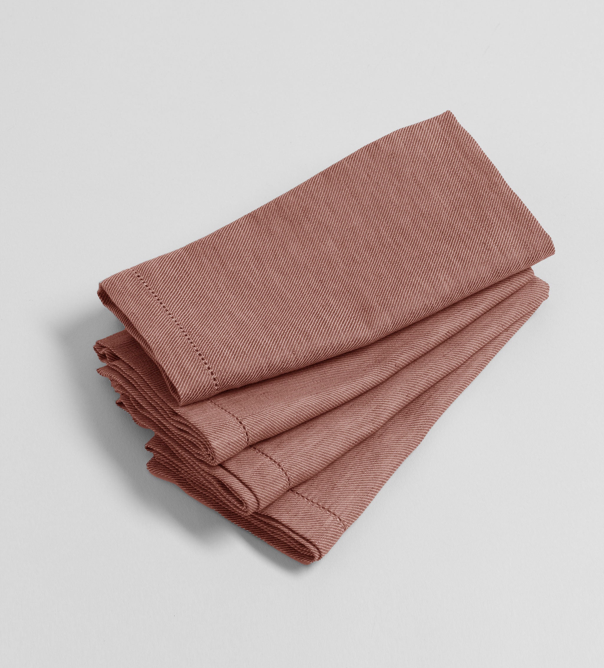 Spice Twill Cotton Linen Napkins - Set of 4