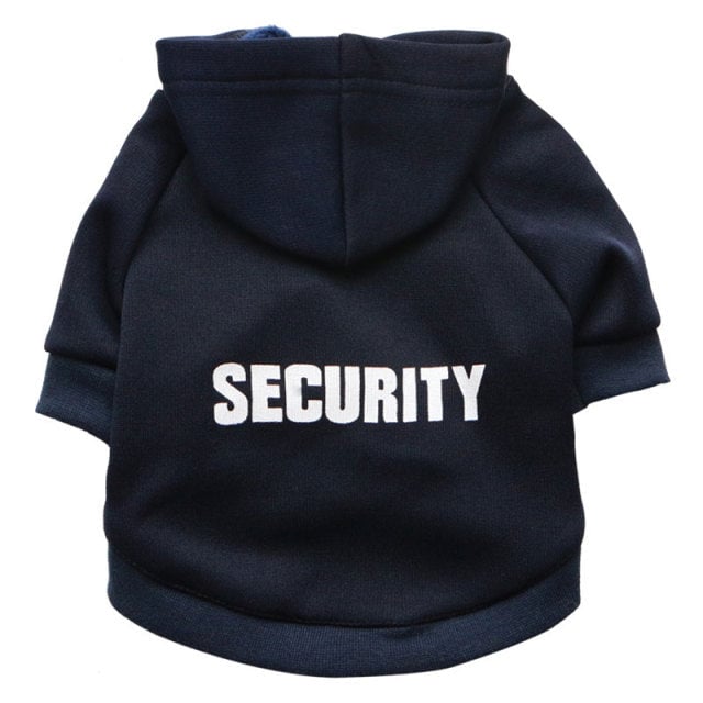 Security Printed Dog Cat Hoodies