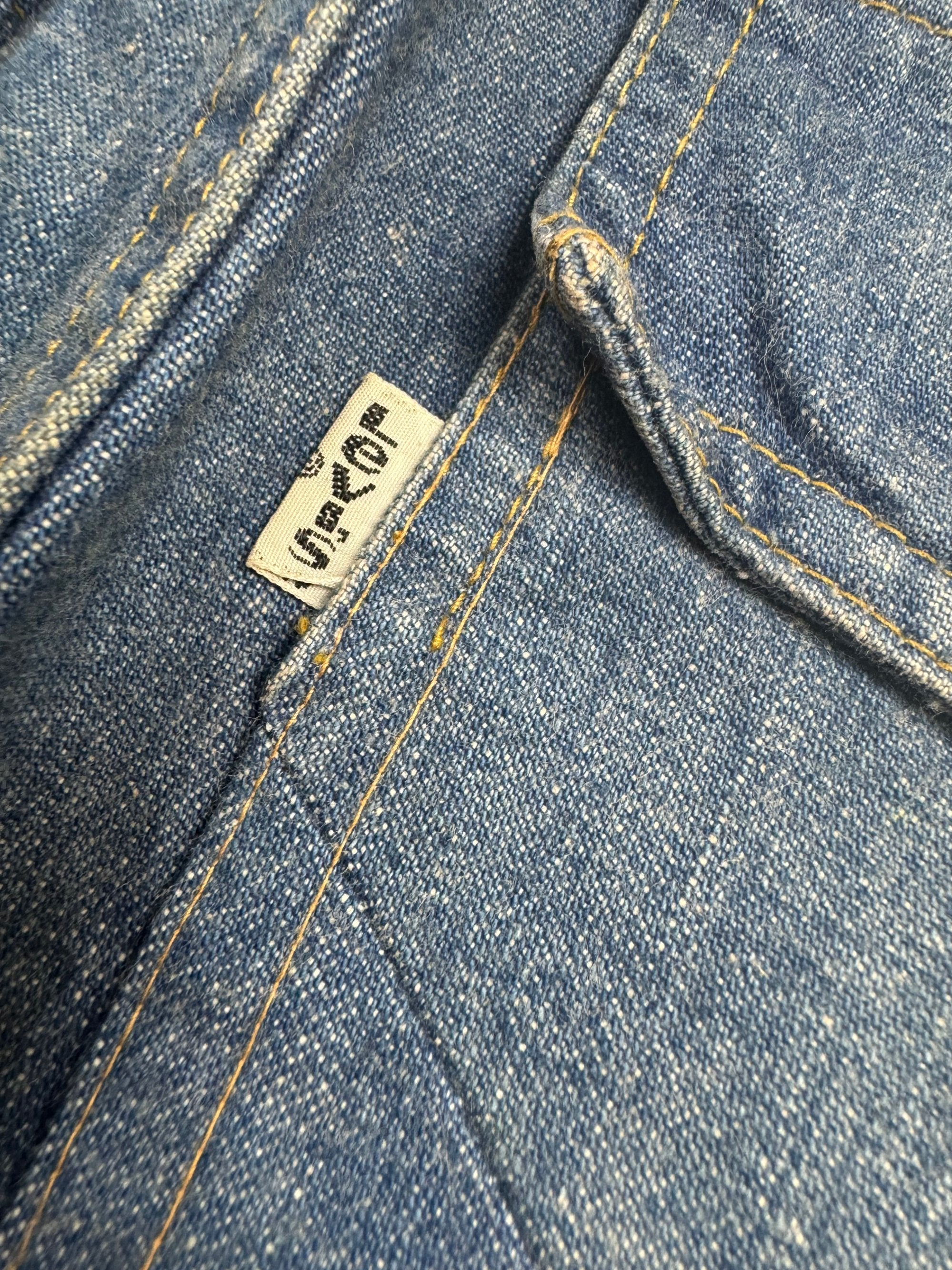 70's Denim Patch Pocket Shorts