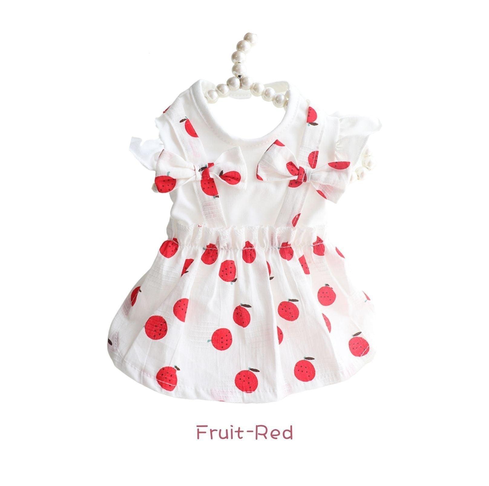 Pet Summer Colourful Skirt Dress