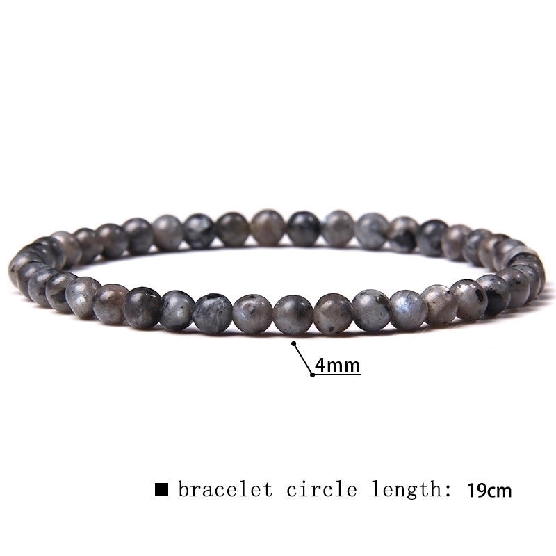 Minimalist Marble Natural Stone Beaded Bracelets