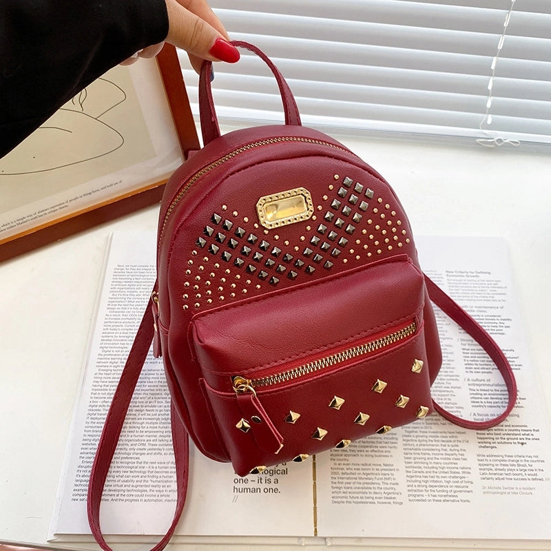 Women's Bags New Zipper Bags Fashion Korean Style Small Bags Backpacks