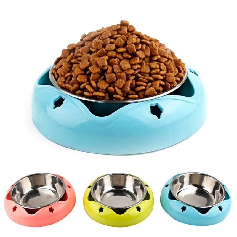 Durable Steel Cat Bowl