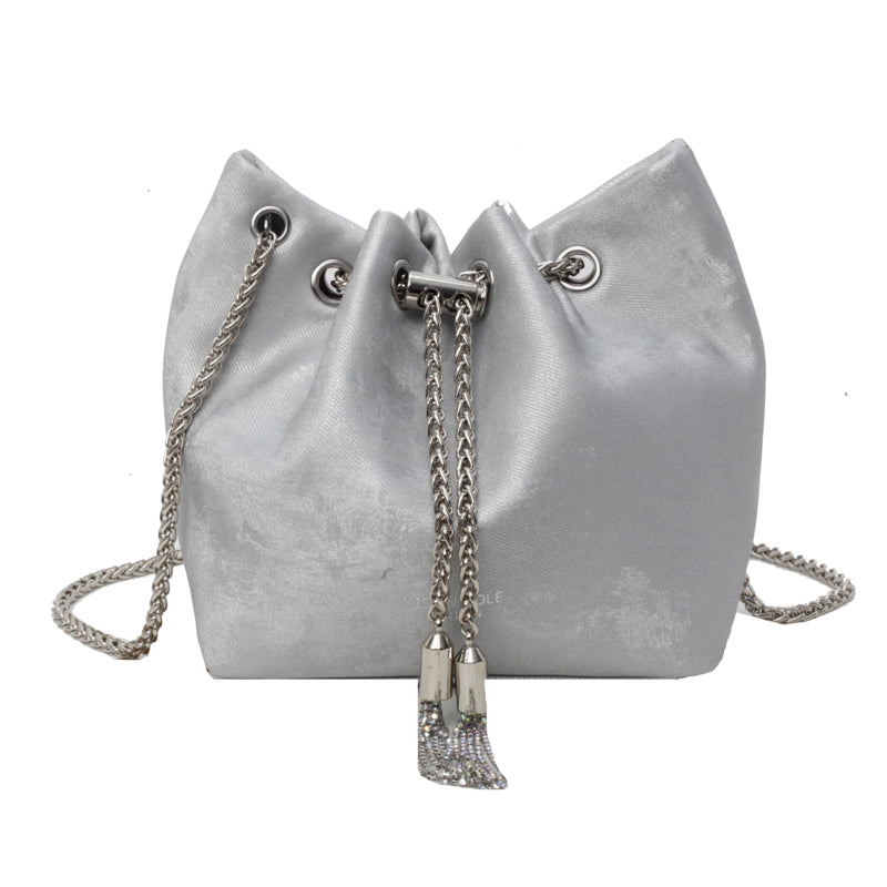 Women's Medium Pu Leather Solid Color Classic Style Streetwear String Crossbody Bag