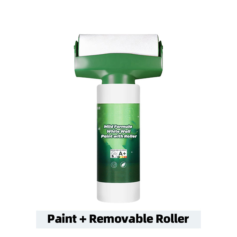 🔥Up to 40% OFF🔥Mild Formula White Wall Paint with Roller