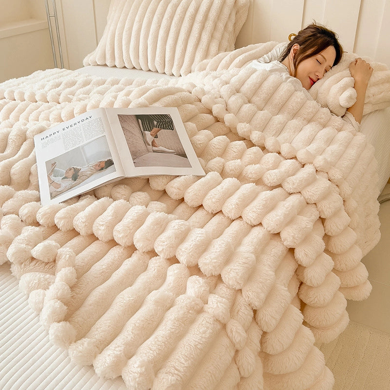 Casual Vacation Solid Color Polyester Fiber (Polyester) Blanket Couch & Sofa Decor