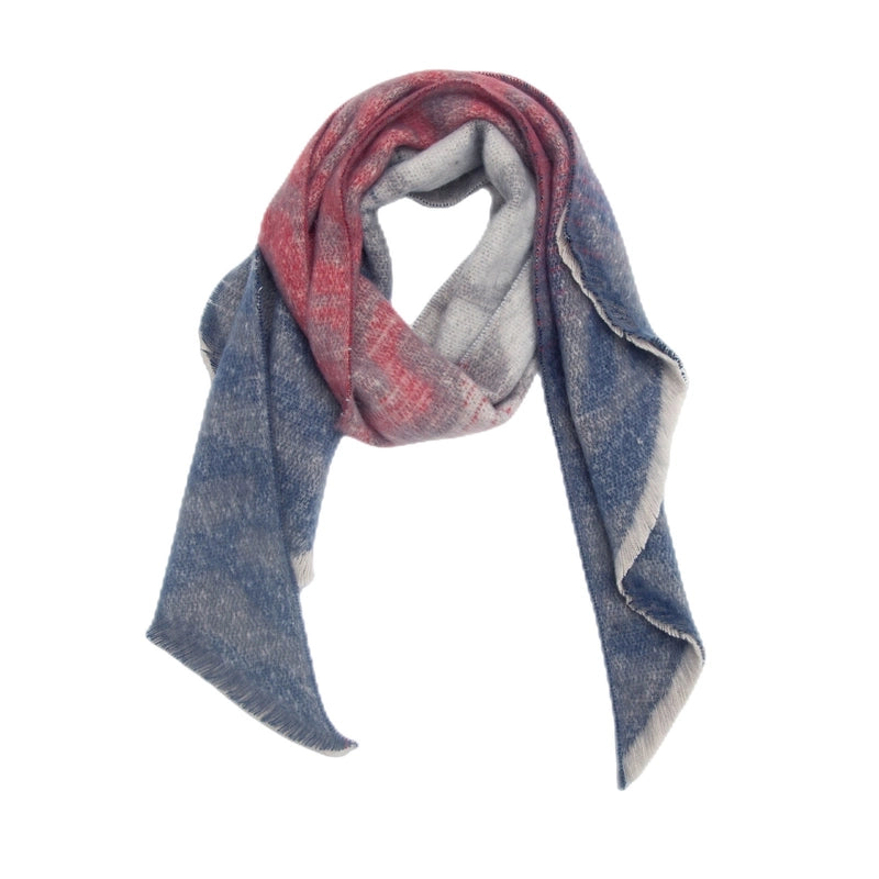 Women's Elegant Basic Color Block Polyester Scarf