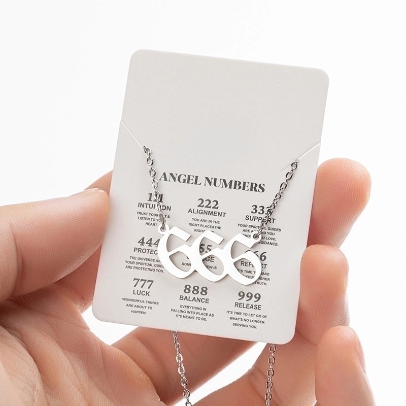 Fashion Number 201 Stainless Steel 18K Gold Plated Plating Stainless Steel Necklaces