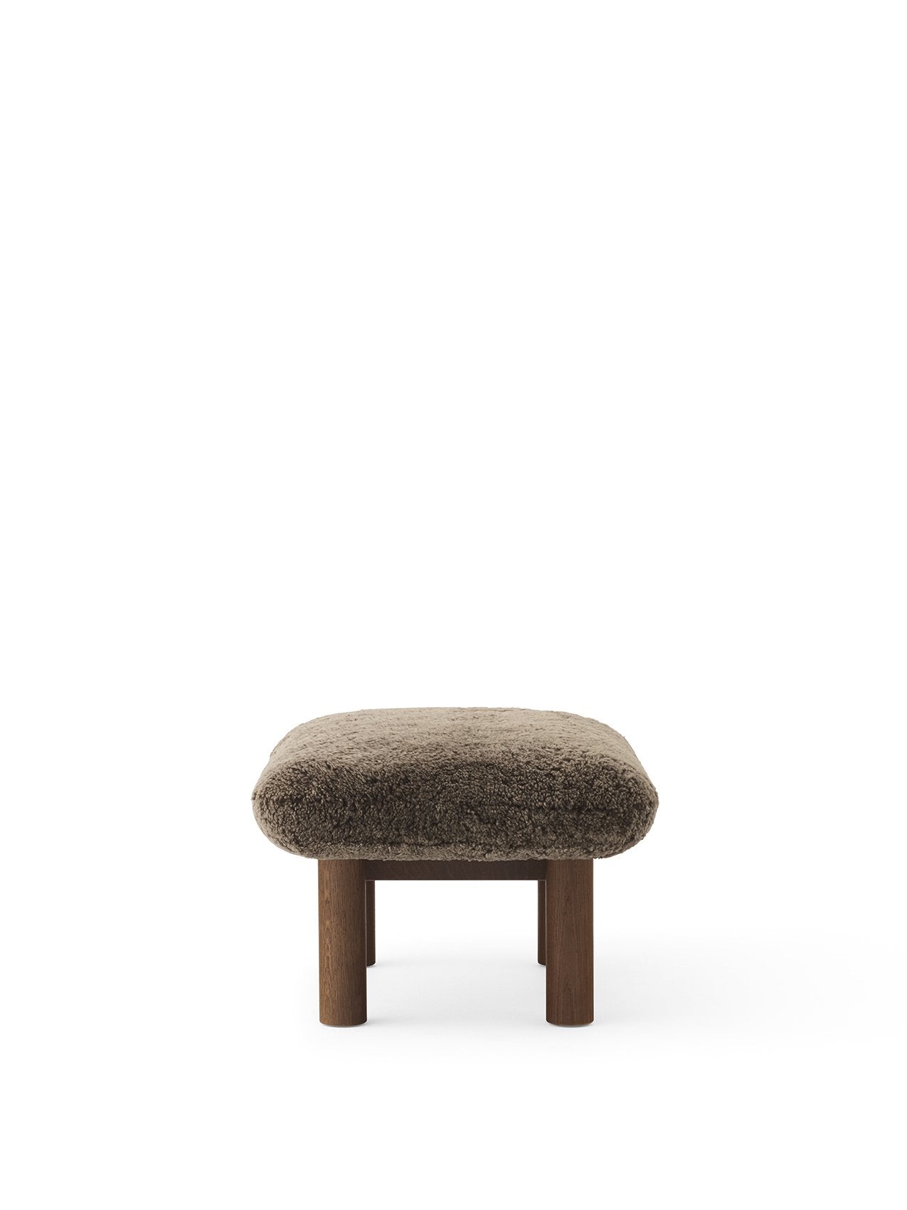 Brasilia Ottoman. Sheepskin