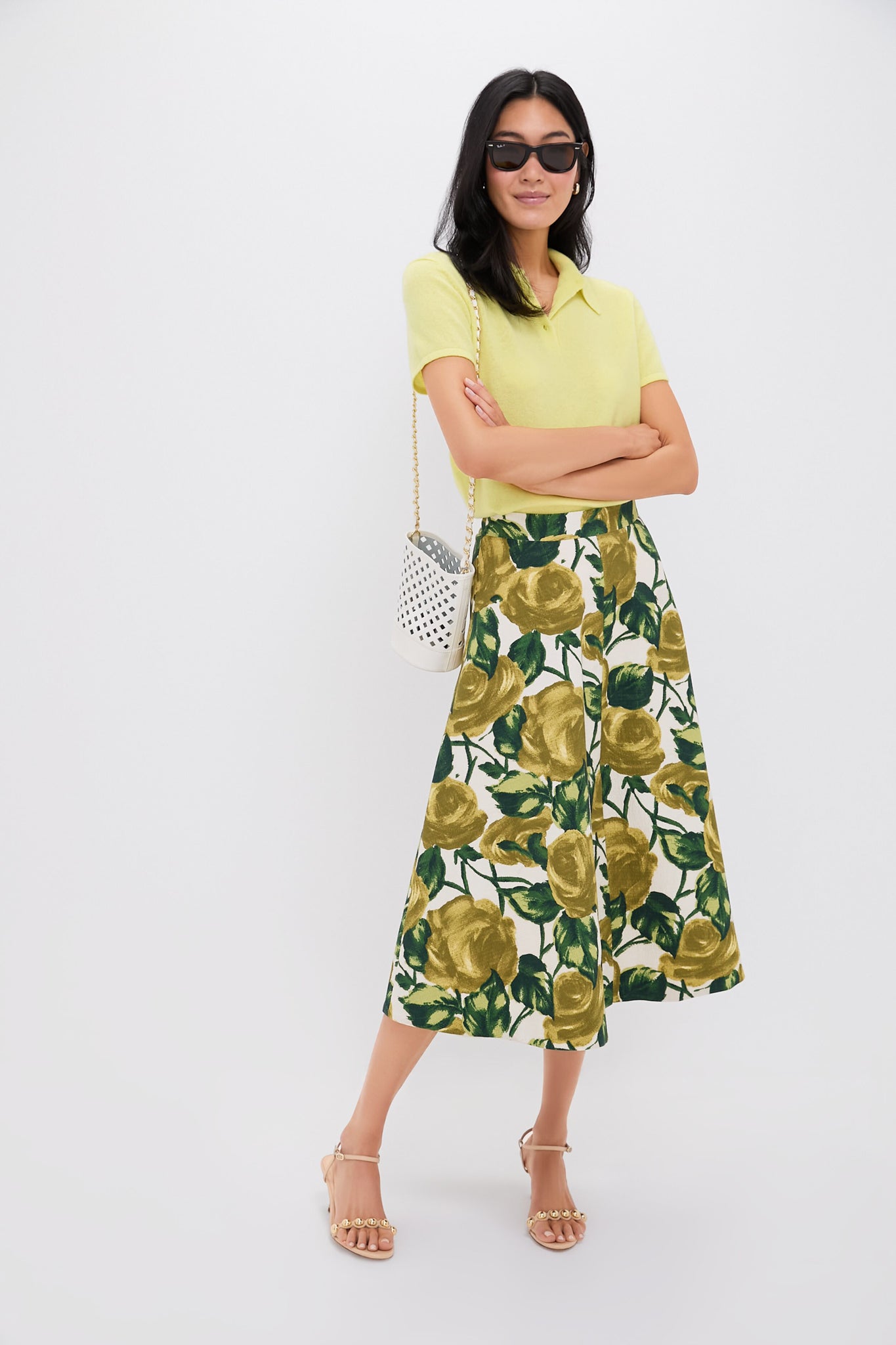 Giverny Gardens Andrea Circle Skirt