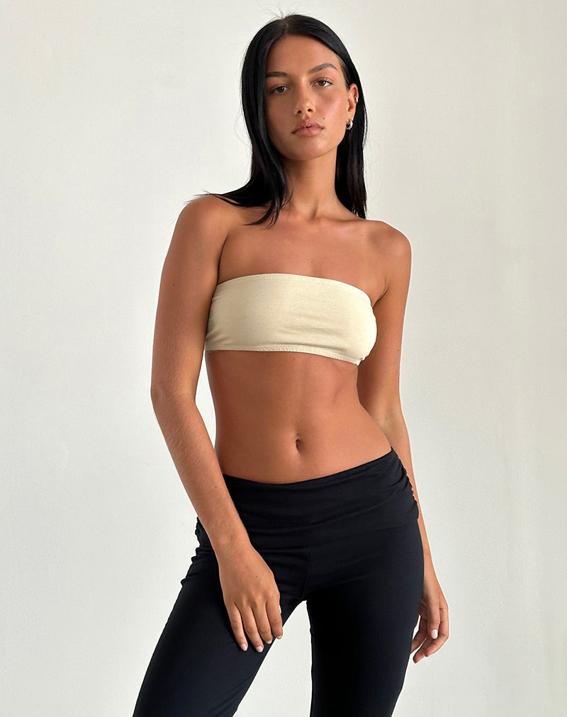 Nabel Micro Tube Top in Coconut Milk