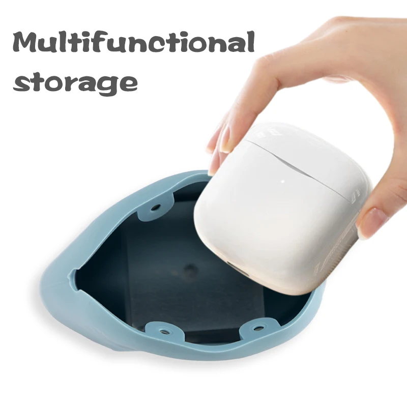 Hot Selling Silicone Earphone Storage Bag Mini Portable Data Cable Key Cable Earphone Storage Box