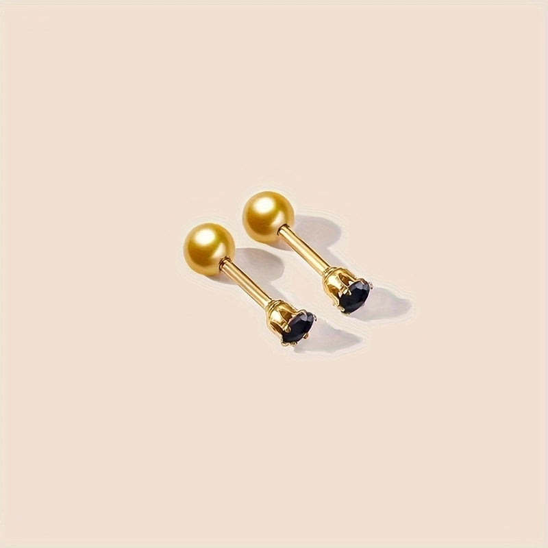 3 Pairs Minimalist Classic Style Geometric 304 Stainless Steel 18K Gold Plated Cartilage Earrings