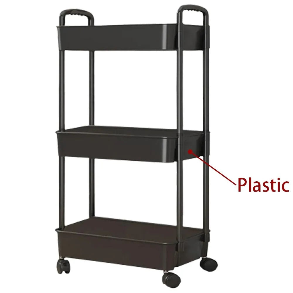 3-Layers Multi-function Trolley Storage Organizer(5295)