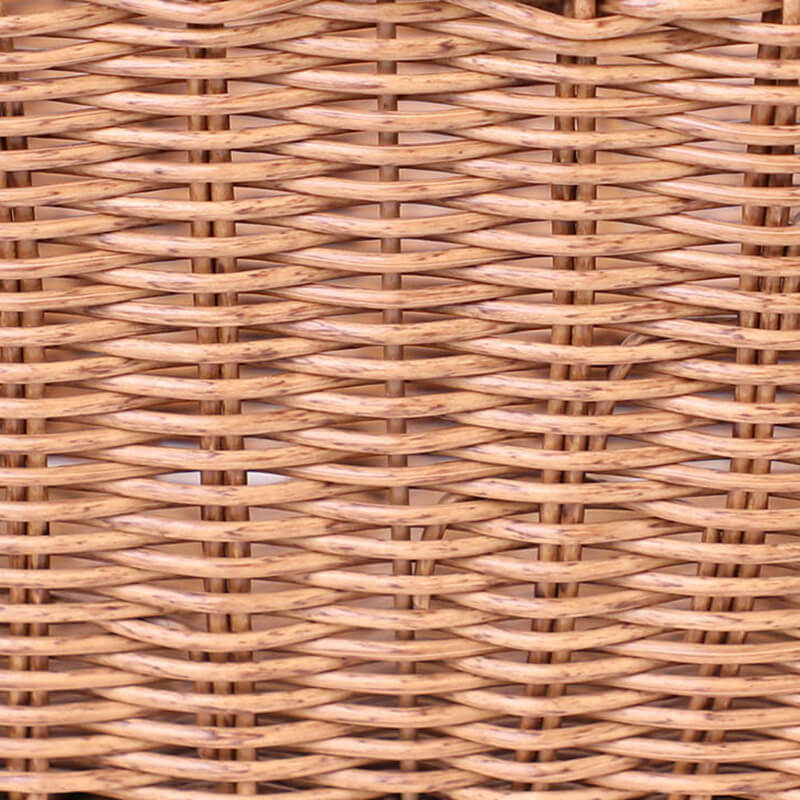 Imitation rattan basket