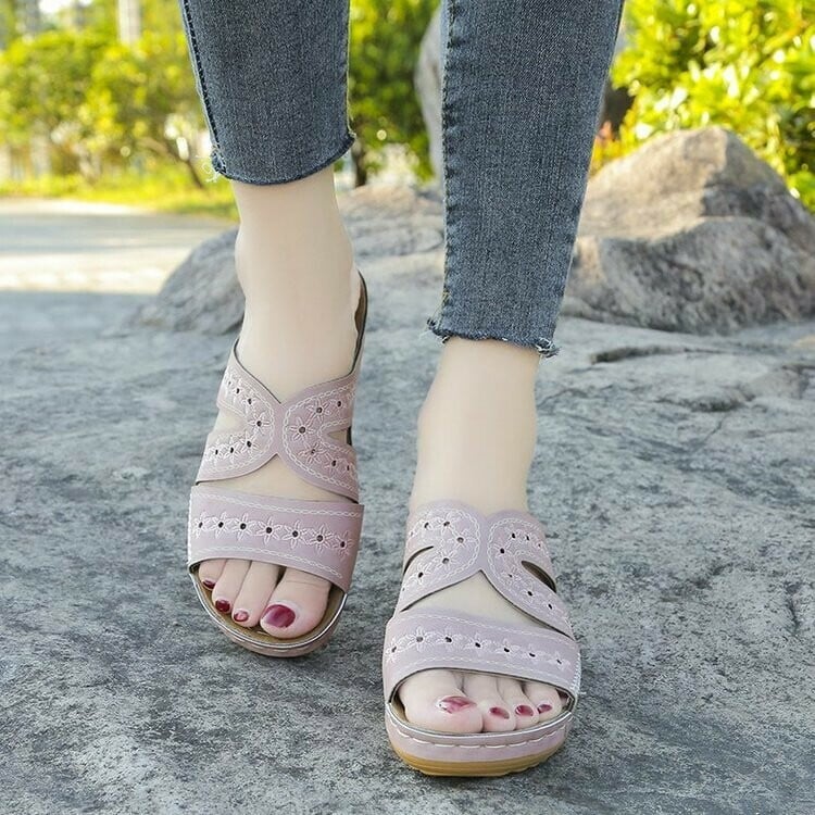 🔥🔥Women Non-slip Sandal Soft Open Toe Large Size Breathable hills Sandals