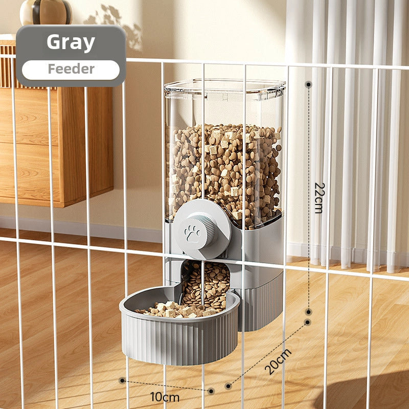 Hanging Pet Waterer Dog Water Supplies Cat Bowl Automatic Feeder Hanging Cage Dog Bowl Cat Dish Feeding Equipment