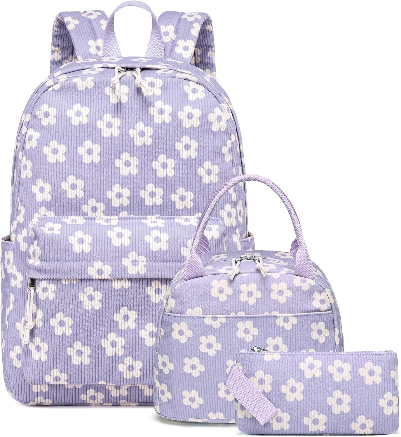 Bluboon School Backpack Teens Girls Boys Kids School Book Bags with Lunch Box Pencil Bag