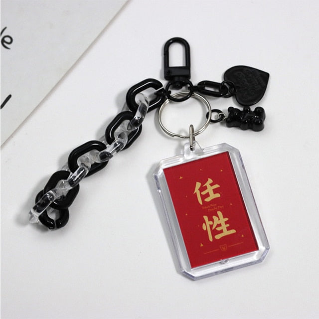 Heart Photo Keychain