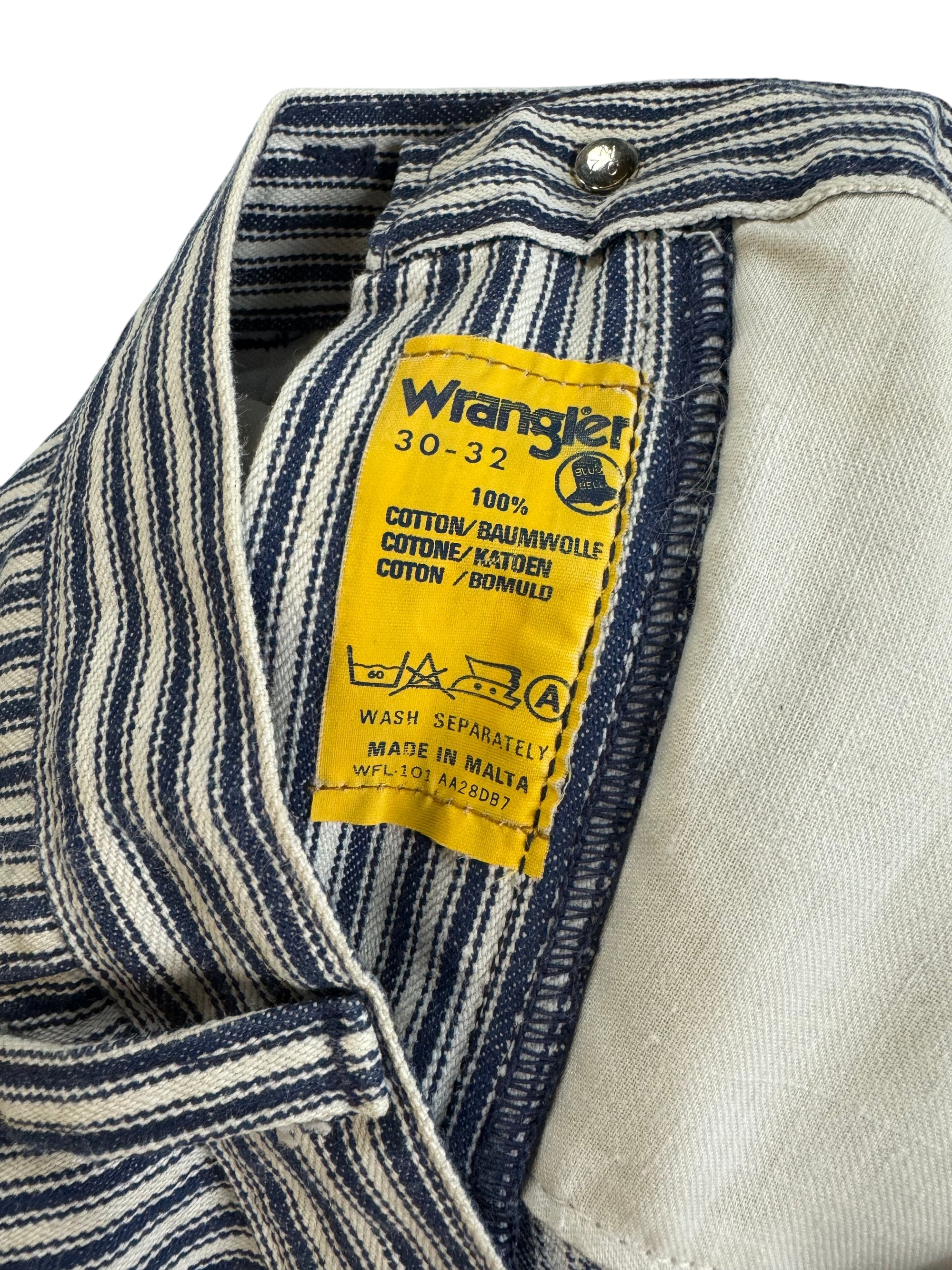 Wrangler Striped Straight Leg Jeans