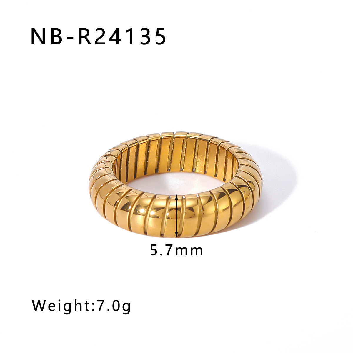 Personalized Special-Shaped Oversized Exaggerated Irregular Stainless Steel Ring With Asymmetric Fingerprints
