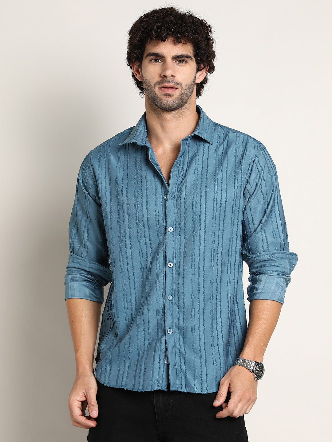 Ripple-Edge Shirt