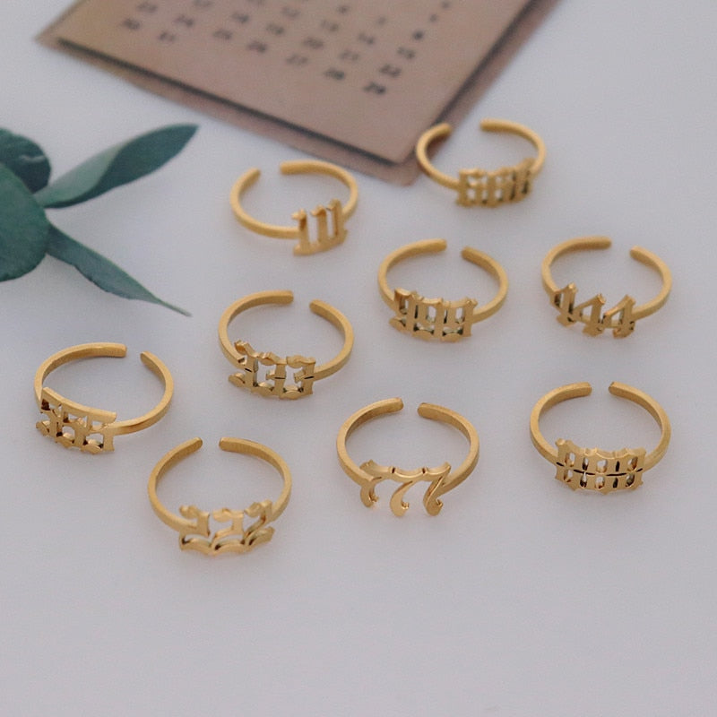 Lucky Angel Number Rings