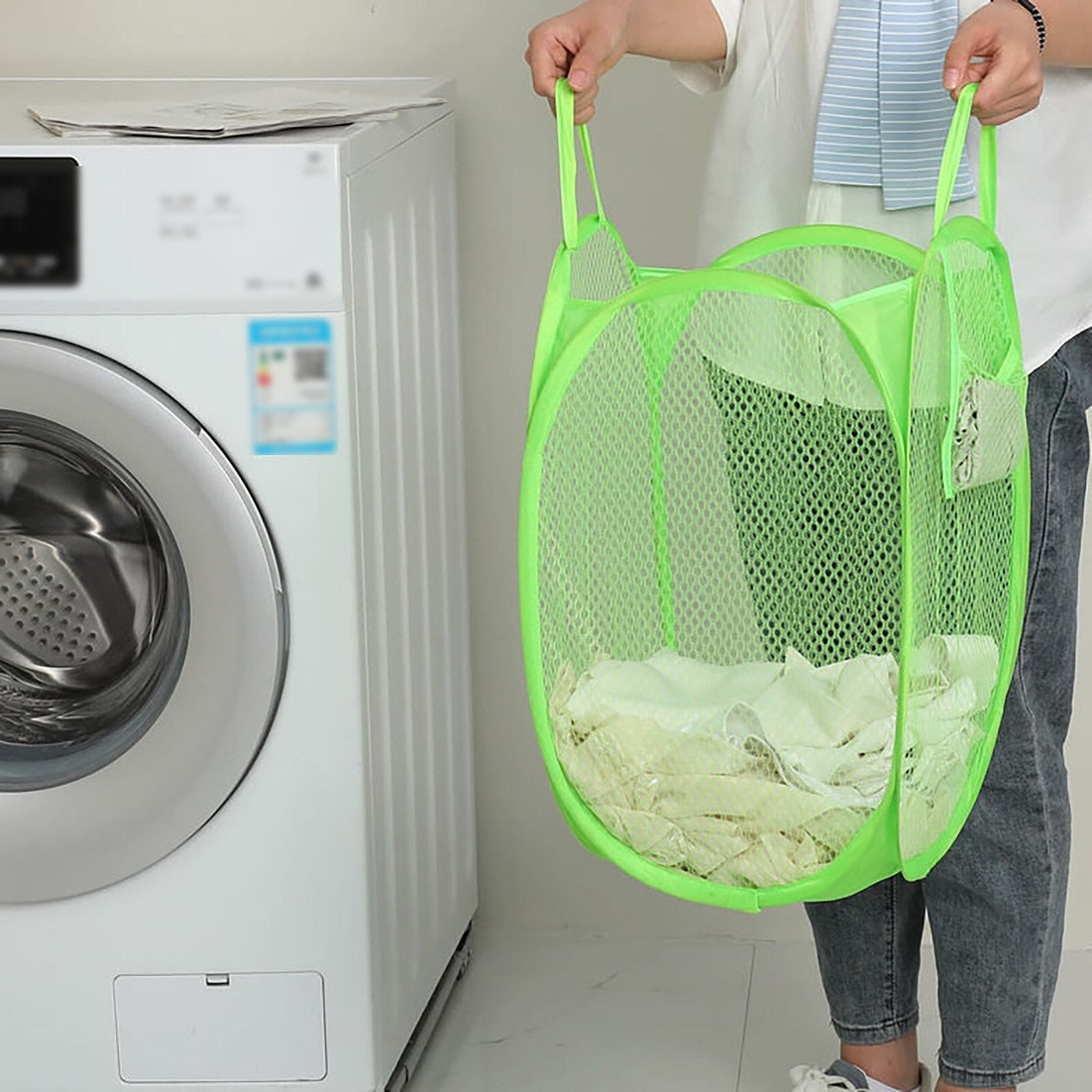 Big Foldable Net Laundry Basket