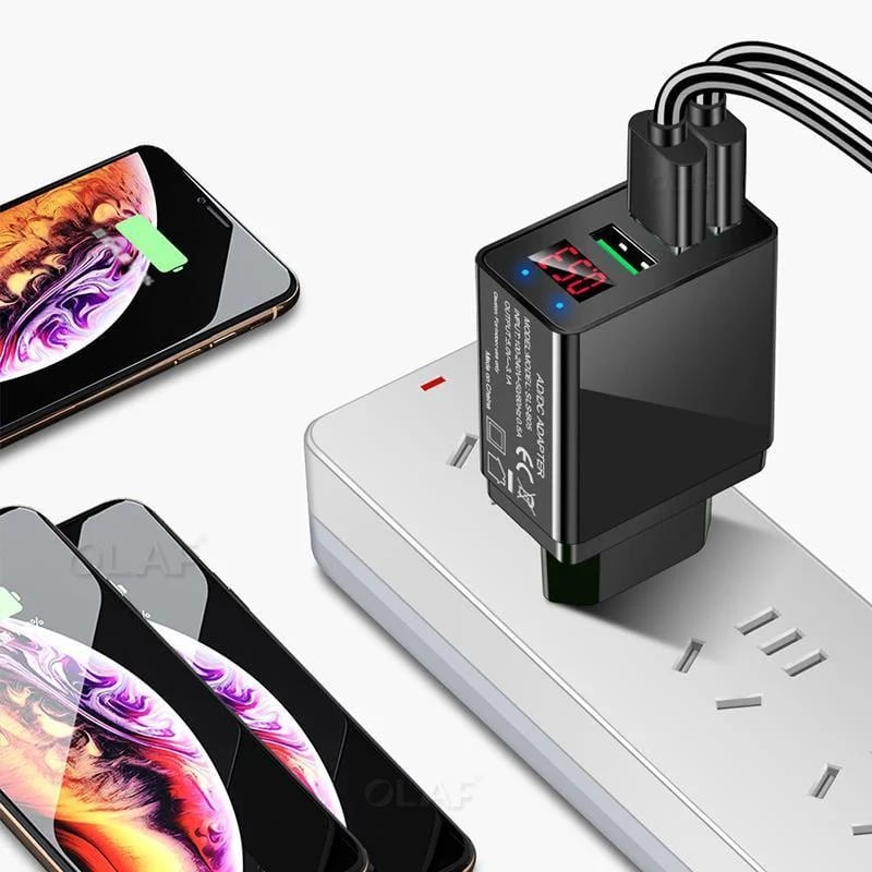 Three USB Port Phone Charger