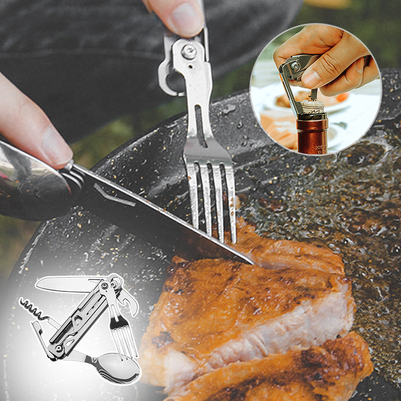 5 in 1 Multifunctional Camping Utensil Set