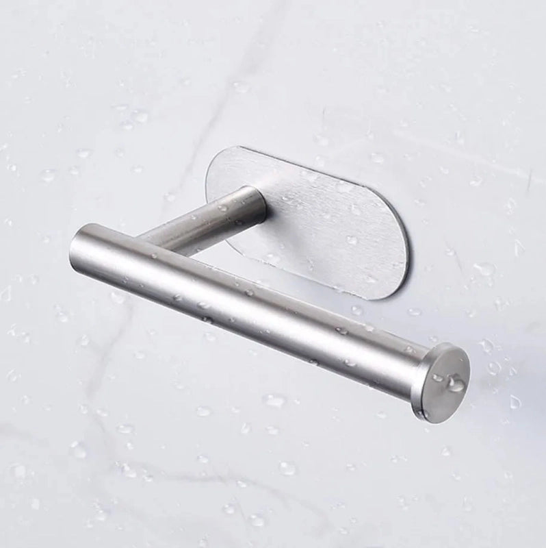 Casual Solid Color Stainless Steel Tissue Holder