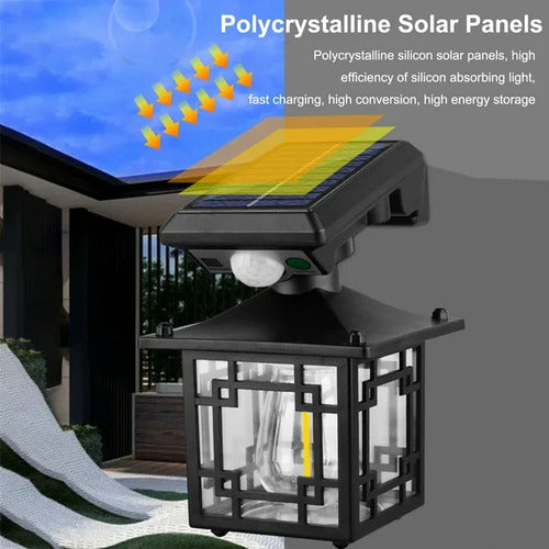 Solar Sensor Light. Wall Mounted Solar Light
