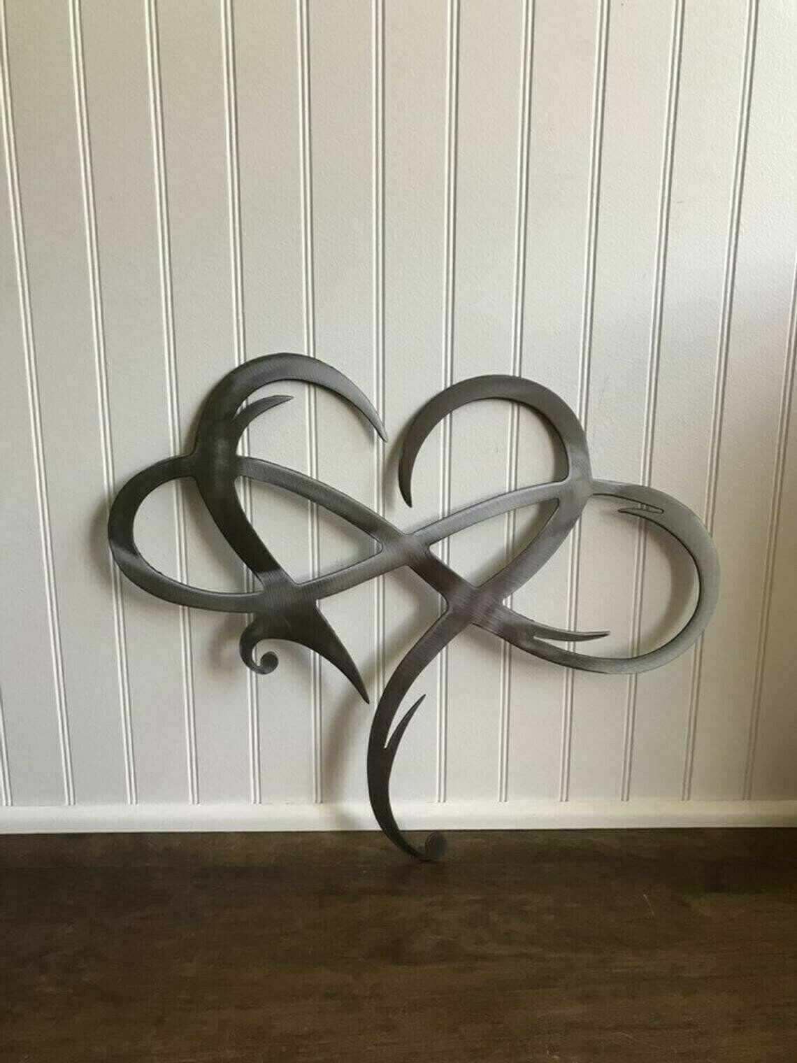 🔥Promotion 49% OFF - 💞Infinity heart-Steel wall decor Metal Wall art