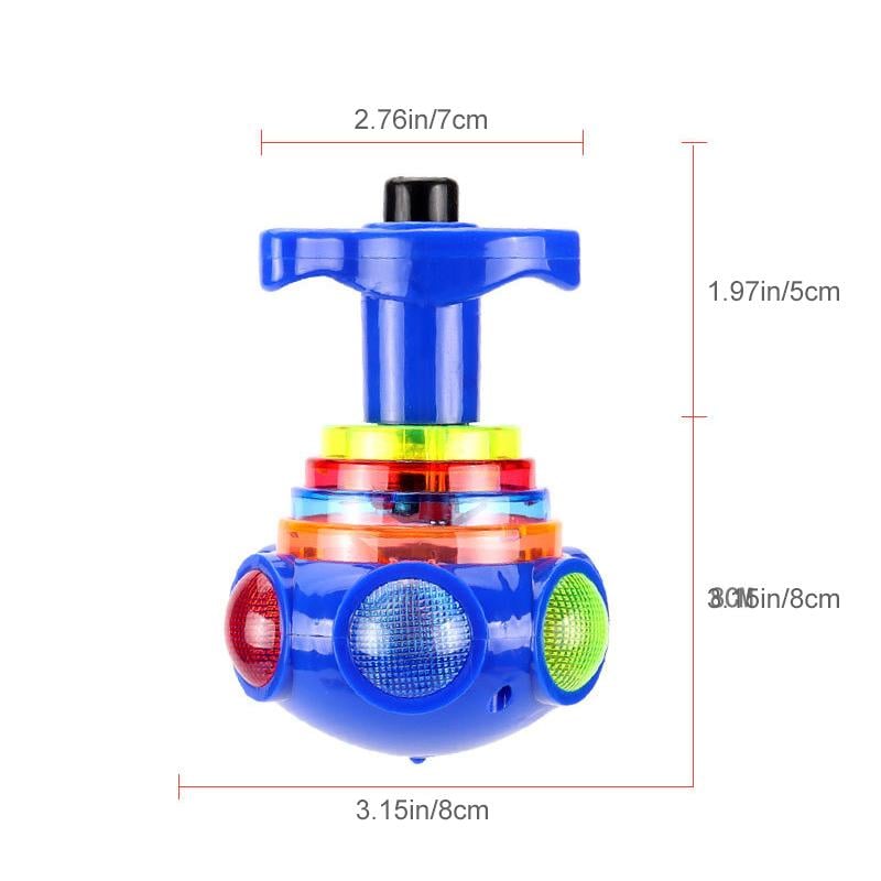 🔥🔥Music Flashing Spinners Toy with Launcher