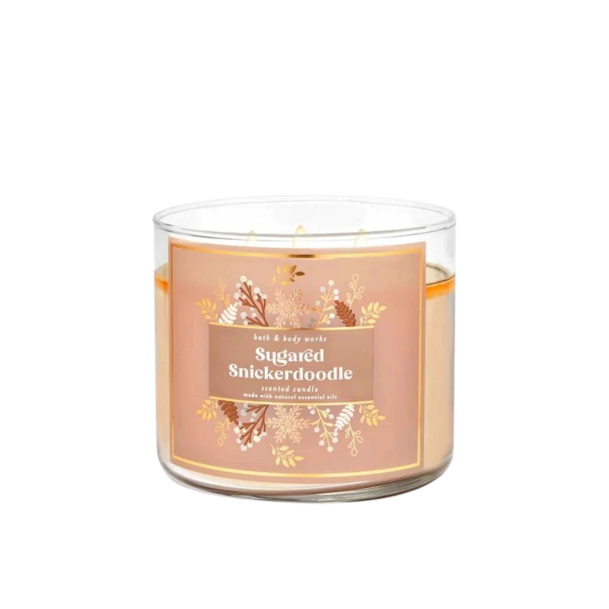 Bath & Body works Sugared Snickerdoodle 3-Wick Candle ( little damage )