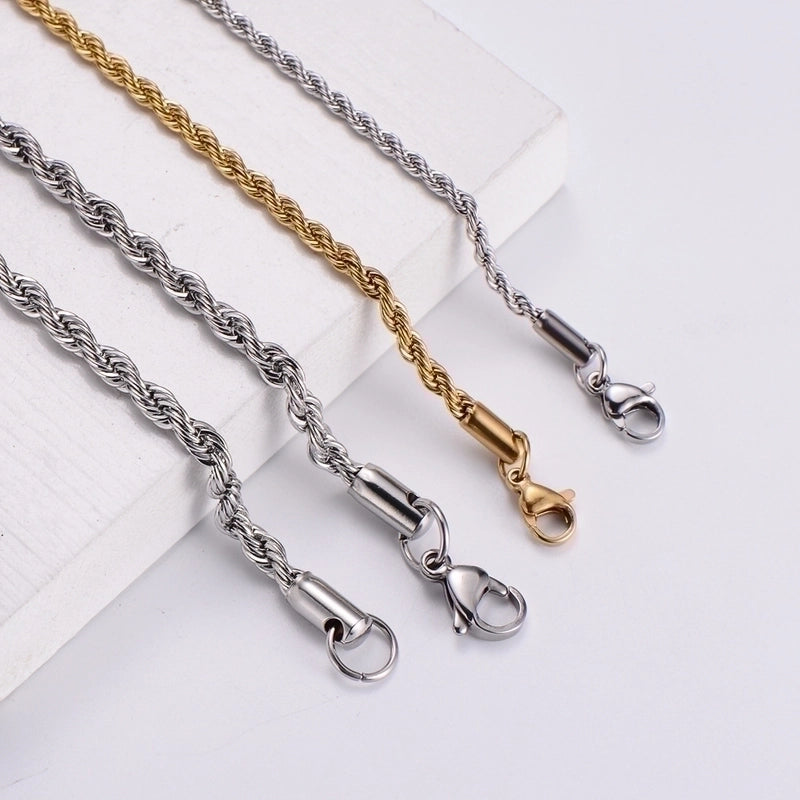 304 Stainless Steel 18K Gold Plated Hip-Hop Inlaid Gold Insect Necklace