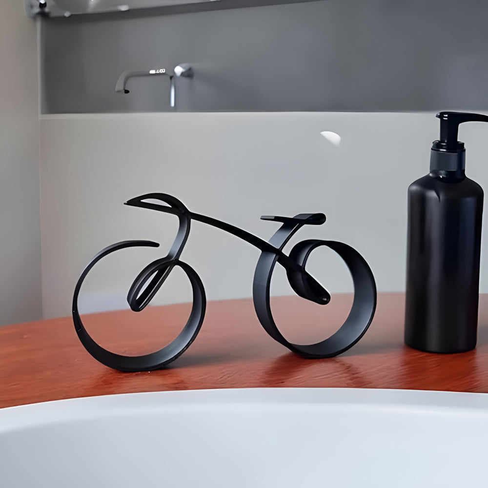 Urban Cyclist Abstract Décor