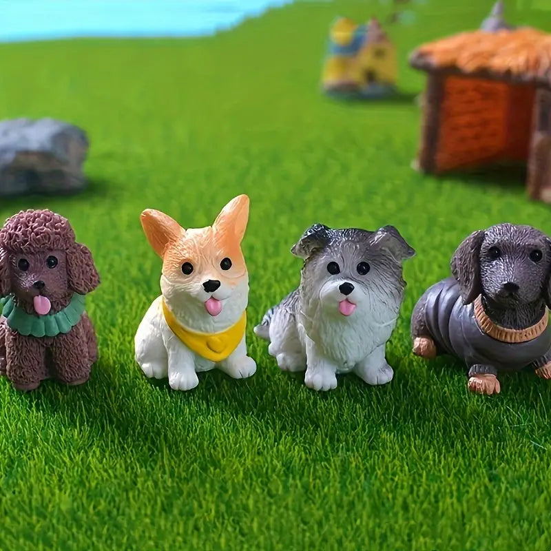 Adorable Cartoon Dog Micro Landscape Ornaments