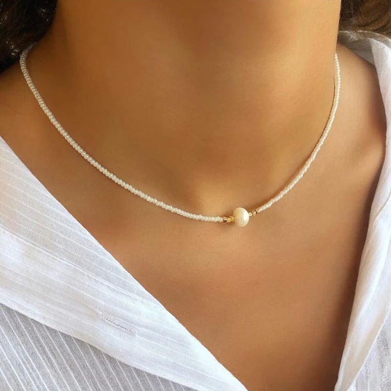 Freshwater Pearl Necklace (4 Color Options)-🔥Buy 2 Save 20% OFF🔥